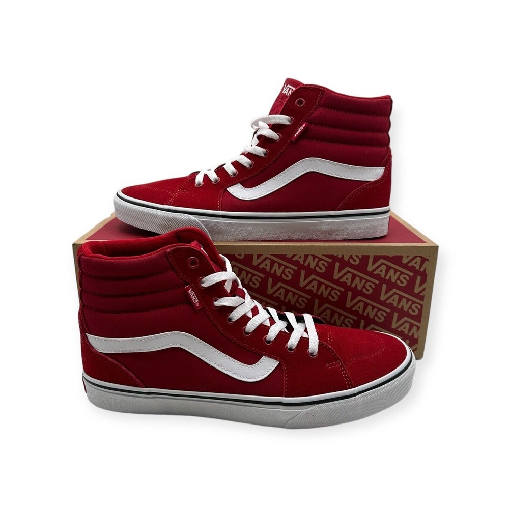Vans Filmore‎ Hi Suede Canvas Chili Pepper Skater VN0A5KXTCPE Size 8.5 NWB